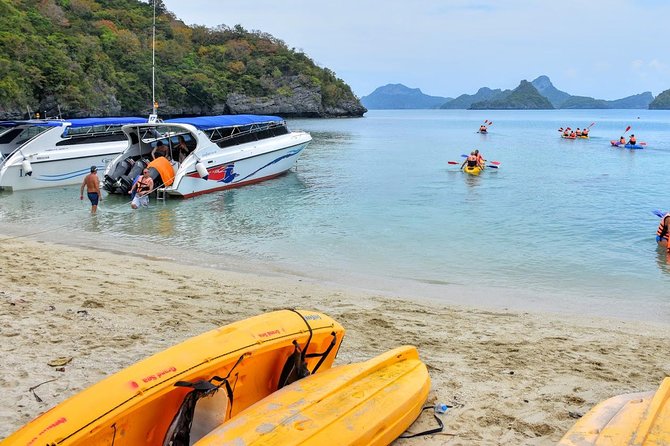 Snorkel and Kayak Tour to Angthong Marine Park by Speedboat from Koh Samui - The first snorkeling stop