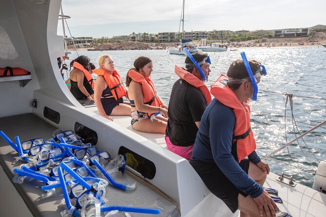Snorkel, Lunch & Sail in Cabo San Lucas - A taco buffet after the swim