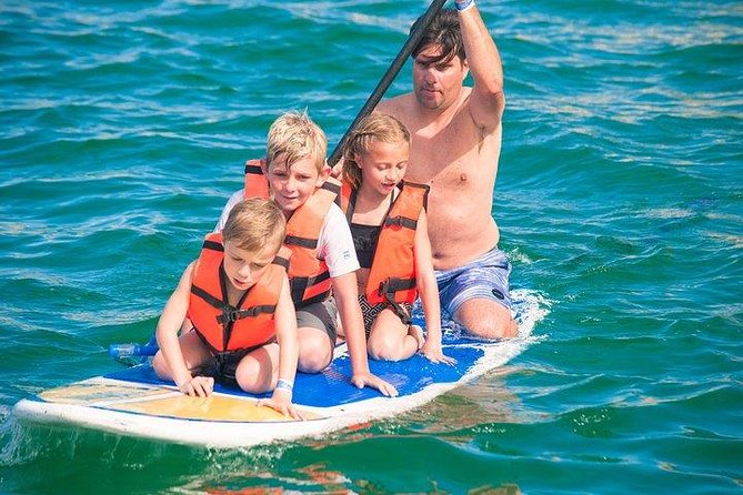 Snorkeling in Cabo San Lucas on 35' Sea Amore Trimaran - A private trimaran in Cabo San Lucas Bay