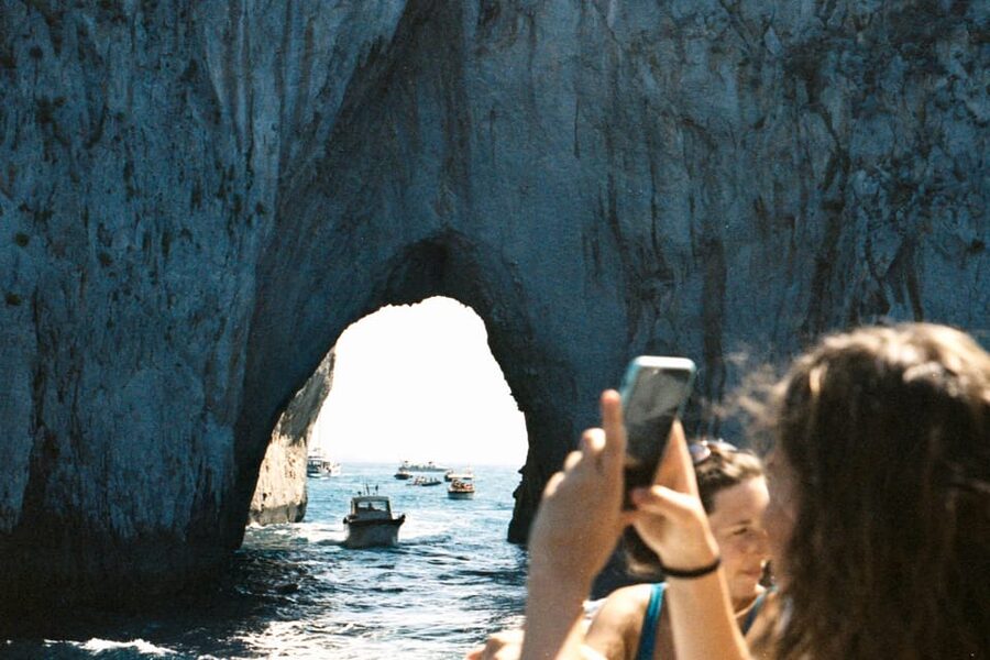 Sorrento: Capri and Blue Grotto Yacht Tour with Snorkeling - Faraglioni, Natural Arch, and the Green Grotto