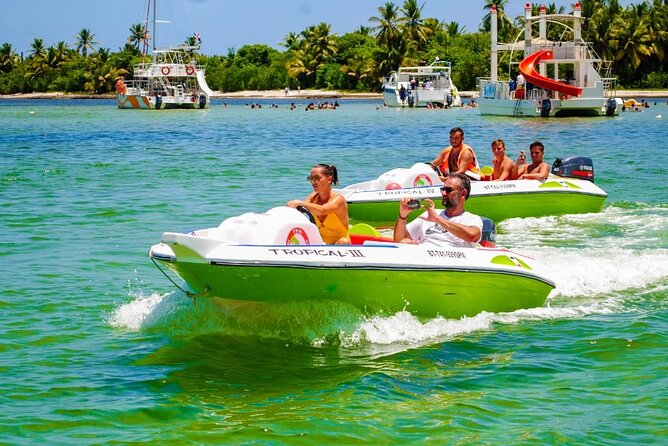 Speed Boat Ride and Snorkel Experience in Punta Cana - Taking the wheel off Punta Cana