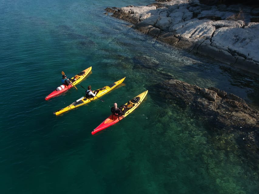 Split: Guided Sea Kayaking Tour with Snorkeling - The beach stop, snorkeling, and optional cliff jumps