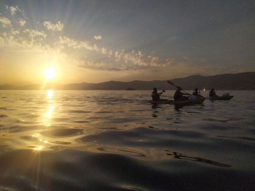 Split: Guided Sunset Sea Kayaking & Snorkeling Tour - The rocky swimming and snorkeling stop