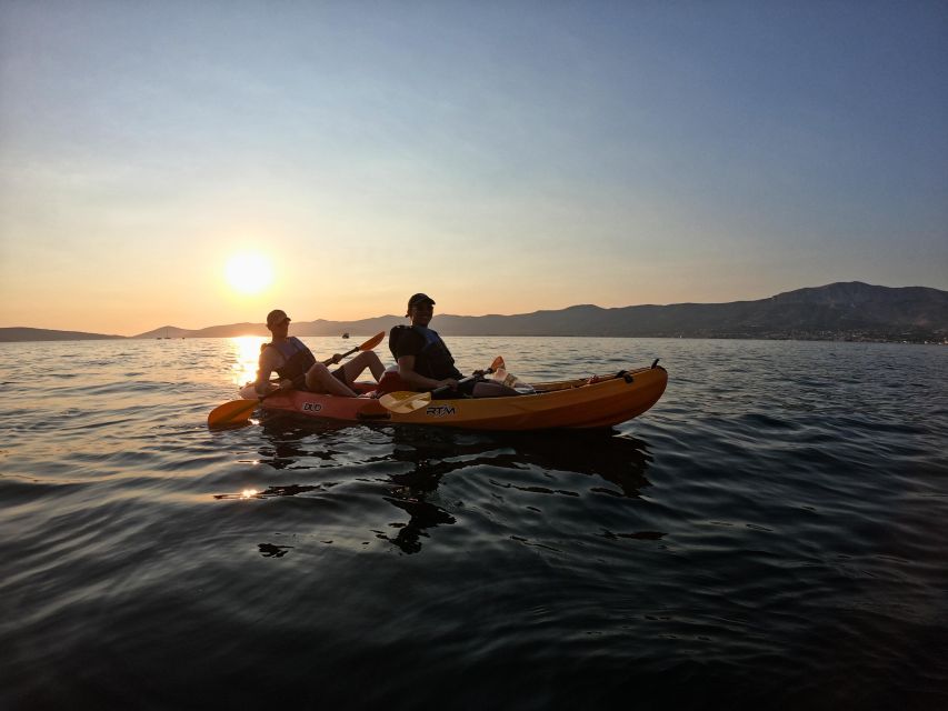 Split: Guided Sunset Sea Kayaking & Snorkeling Tour - Guides, photos, and the group atmosphere