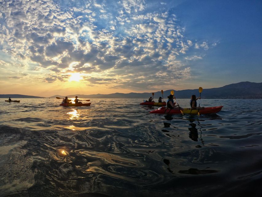 Split: Guided Sunset Sea Kayaking & Snorkeling Tour - Paddling along the Marjan peninsula