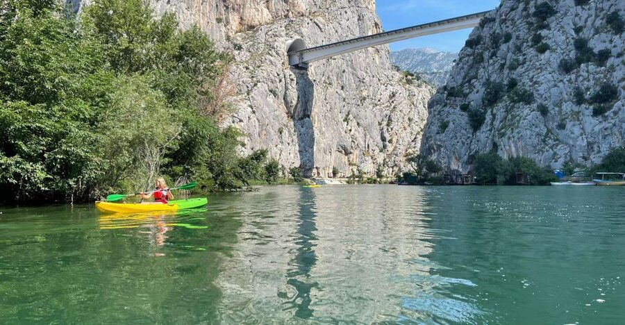Split/Omiš - Guided River & Sea Kayaking + Snorkeling Tour - Swimming and snorkeling near Omiš