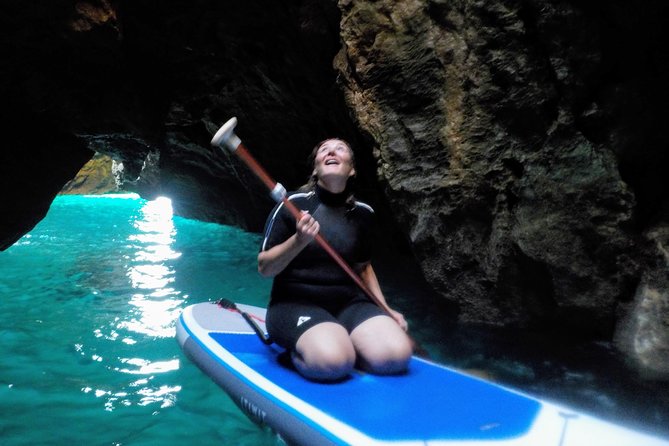 SUP Tour in Algarve Ingrina Caves w/ Snorkeling & Photos Included - Why the small group matters