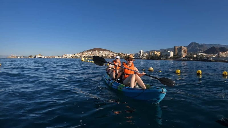 Tenerife: Kayak and Snorkeling Tour with Photos - Best departure time and language options