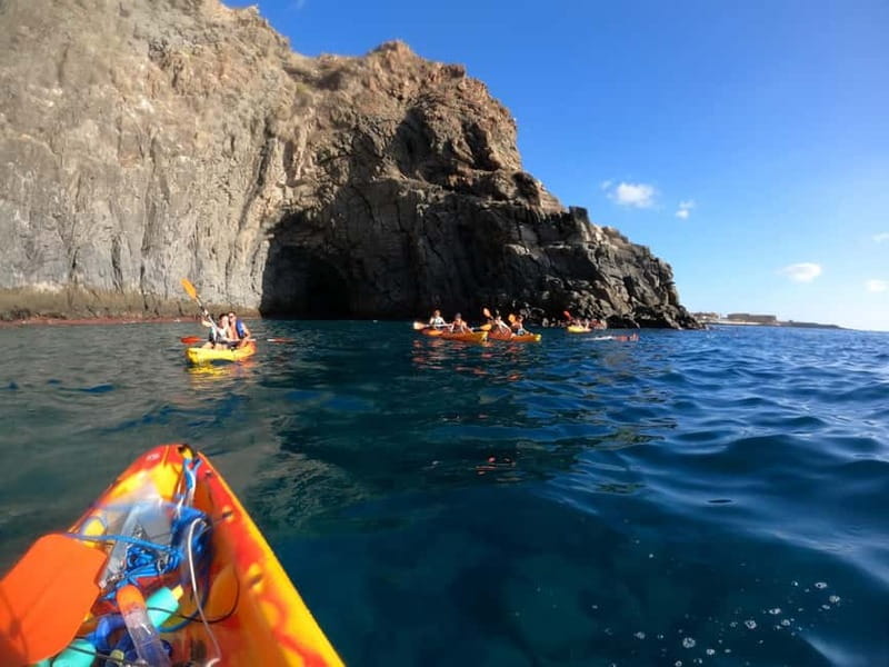 Tenerife: Kayak Sea Safari with Snorkel and Snacks - Lovers Cave and the 15-minute scenic stop