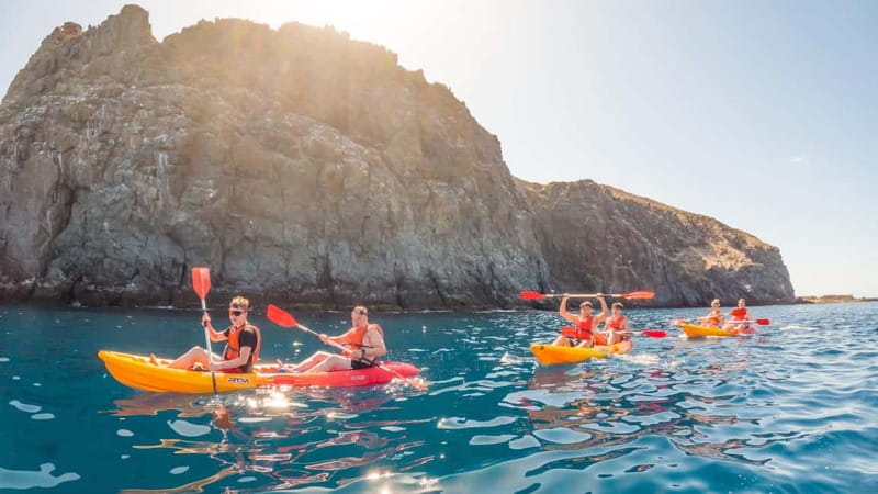 Tenerife: Kayak & Snorkeling Tour - Small Groups - The 10-minute safety briefing at Los Cristianos Beach