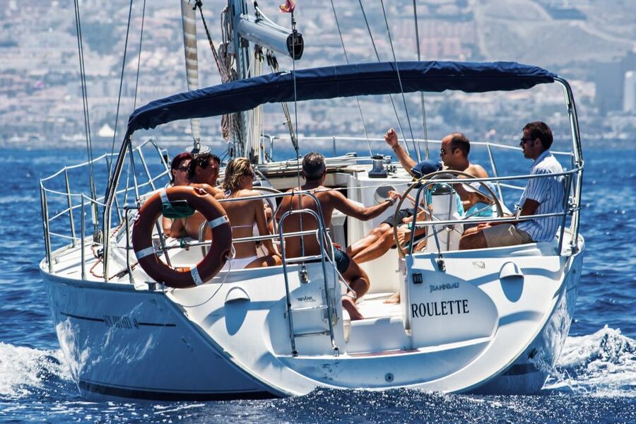 Tenerife: Sailboat Tour Whale Watching Food and Snorkeling - Sandwiches, snacks, and drinks on deck