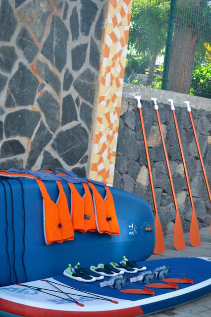 TENERIFE SUR | unforgettable SUP - SNORKELING EXPERIENCE - The snorkeling stop in a quiet bay