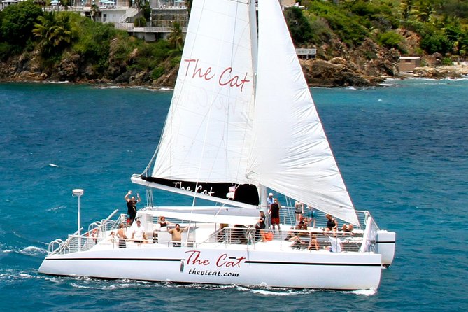Turtle Cove Catamaran Snorkel and Sail at Little Buck Island STT - Snacks, cocktails, and the ride home
