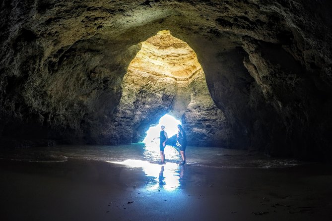 Visit Secret Caves, Hidden Beaches and Snorkel in Alvor, Portugal - From Alvor meeting point to the first quiet cove
