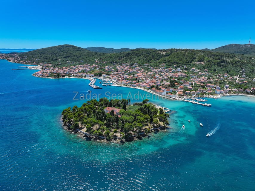 Zadar: Island Hopping Tour Swim and Snorkel with Aperol - Stop three: village time, food, and another swim